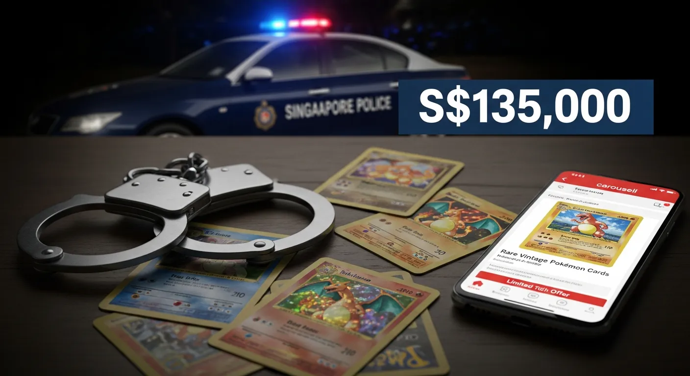 Singapore Man Arrested for Pokemon Card Scams on Carousell S$135,000 Losses 35 Victims