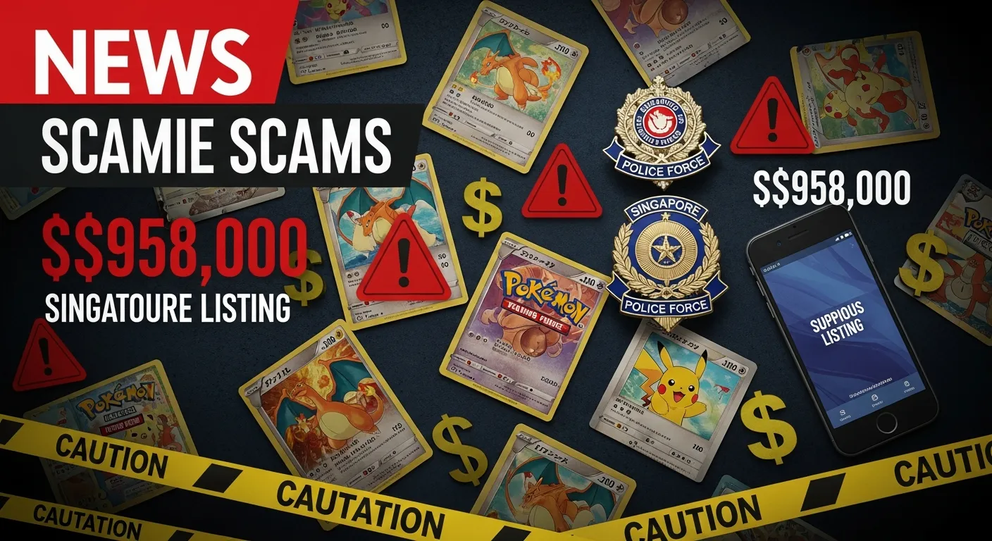 S$958,000 Lost in Pokemon Trading Card Scams Since October 2025 Singapore Police Warning