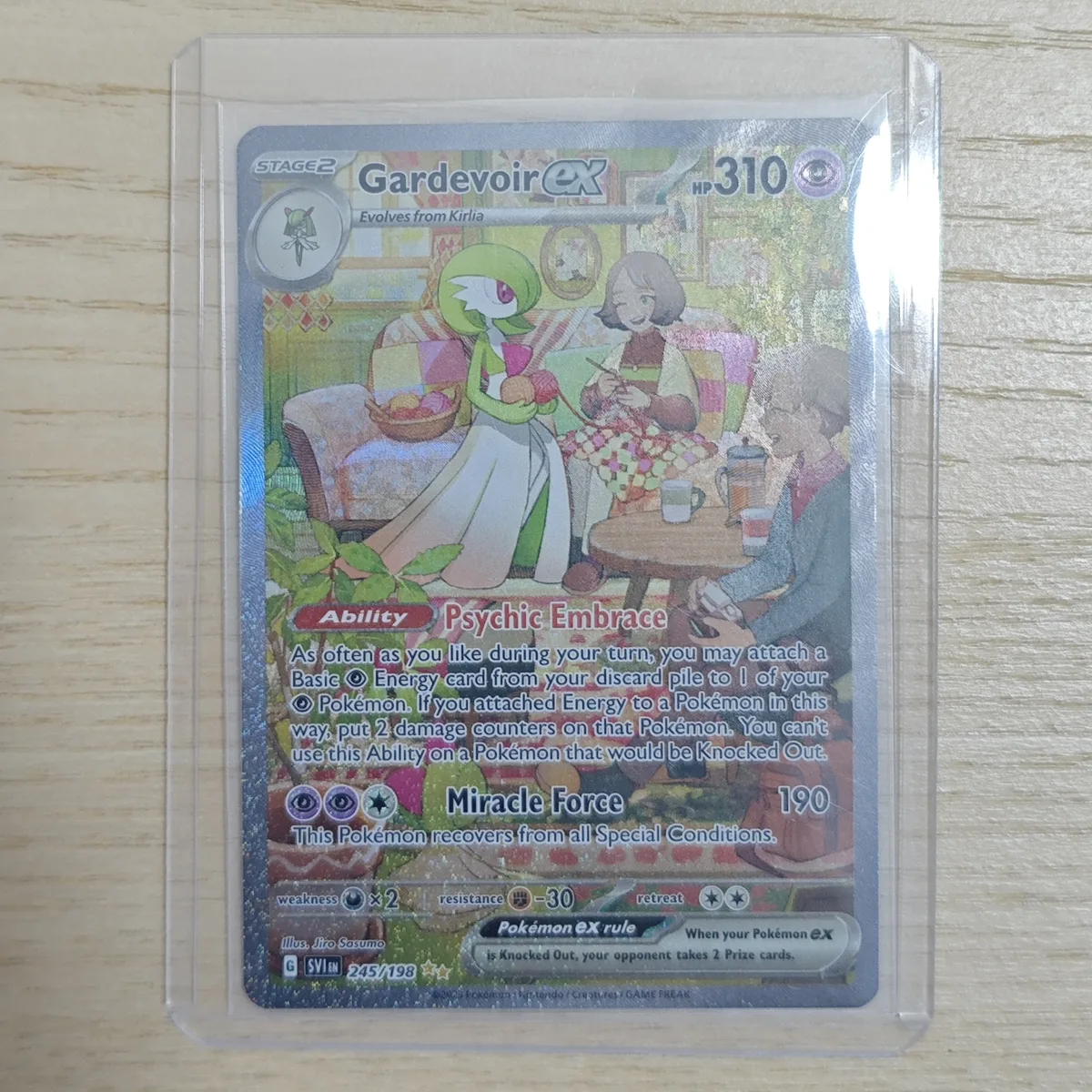 Gardevoir ex Full Art SVI #245/198 NM English