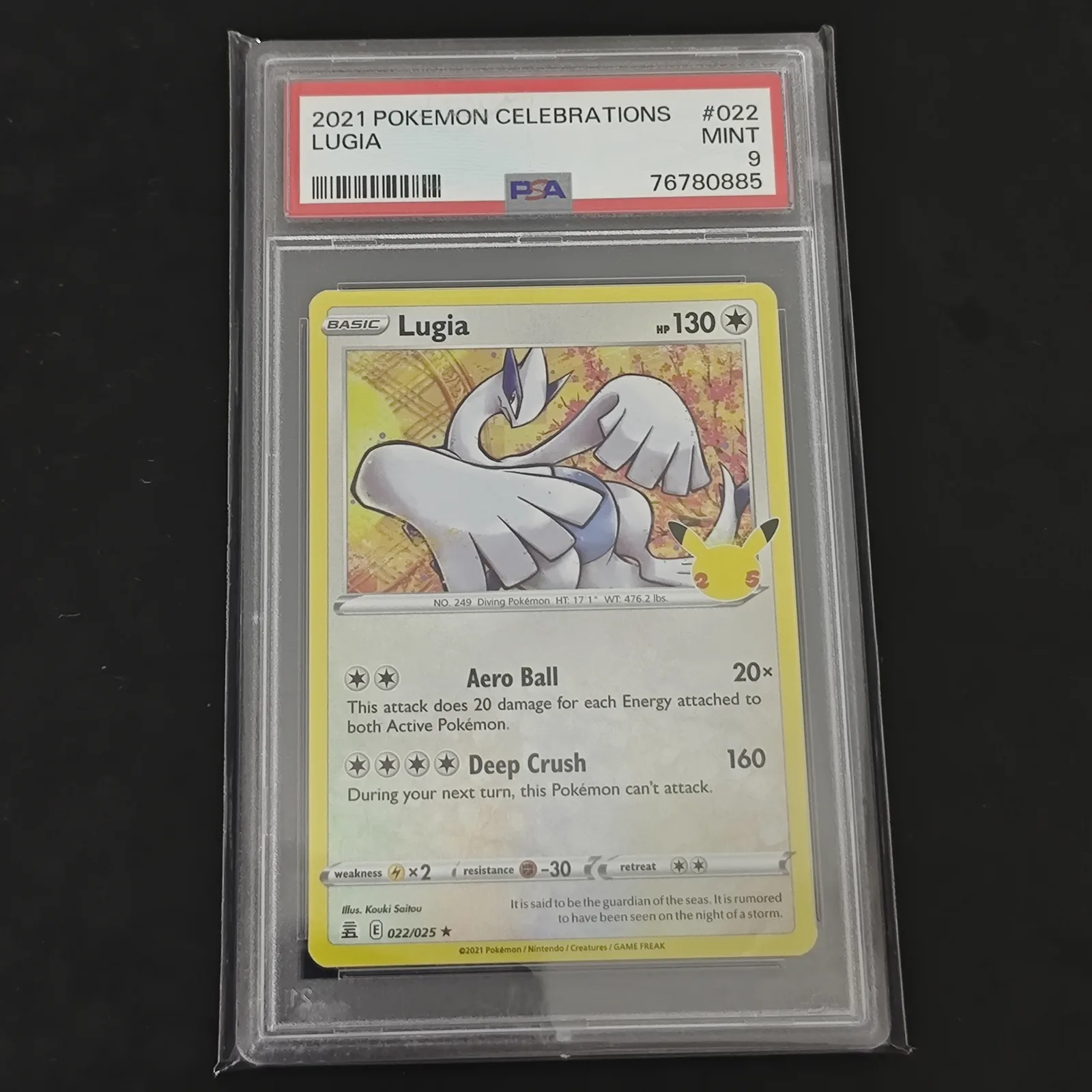 Lugia PSA 9 Celebrations 022/025