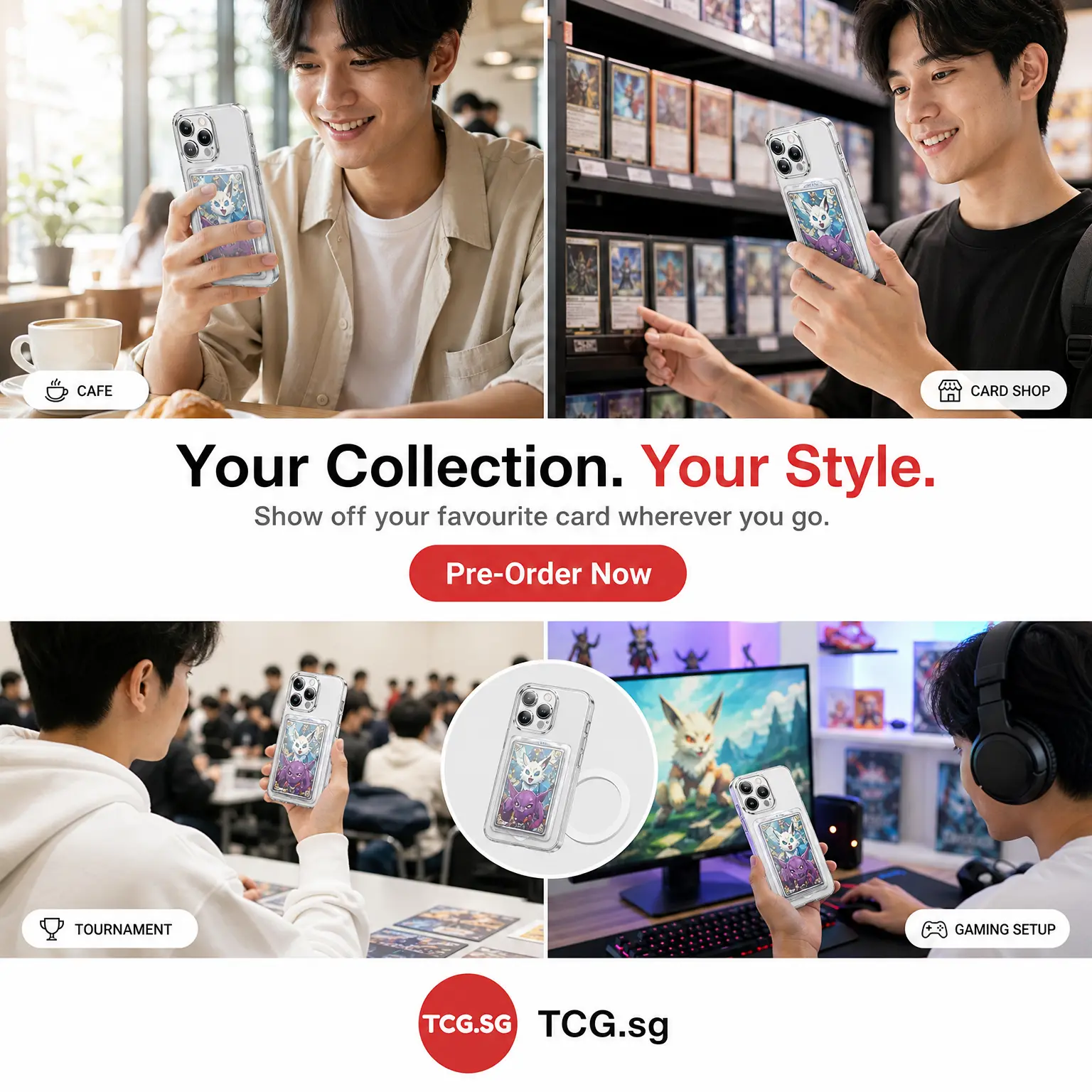 MagSafe TCG Card Display Holder – Your Style, Your Card